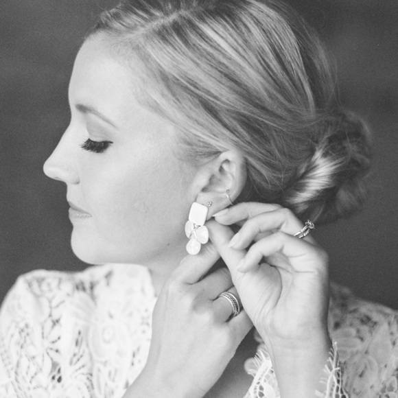 Made By Maddie Designs Callie Clover Leaf Dangles Earrings - Picture 4 of 6